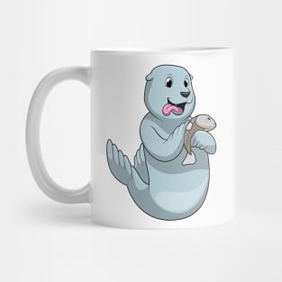 Seal with Fish Mug